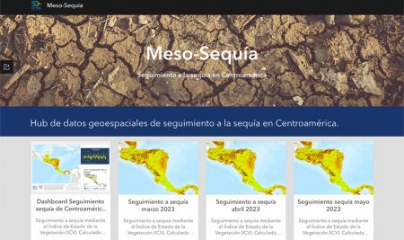 Plataforma digital del CATIE permite monitorear la sequía en Centroamérica cada mes
